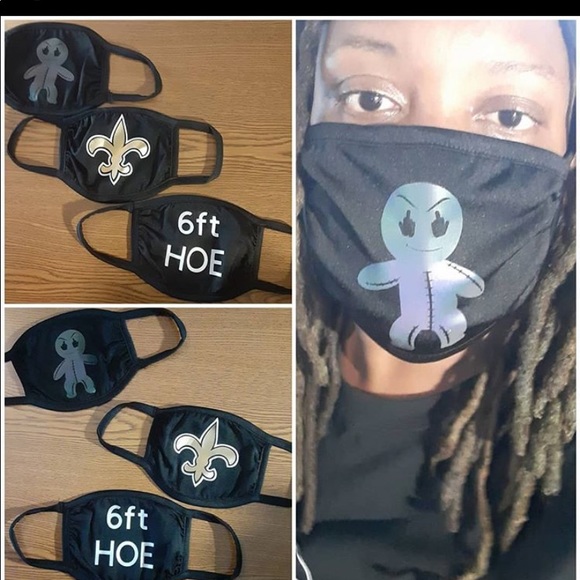 Mask and all size men and women logo t shirts. - Picture 1 of 8